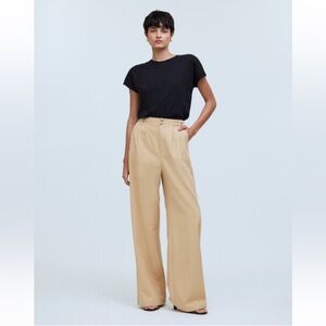 Madewell Tan Wide-Leg Women's Pants
